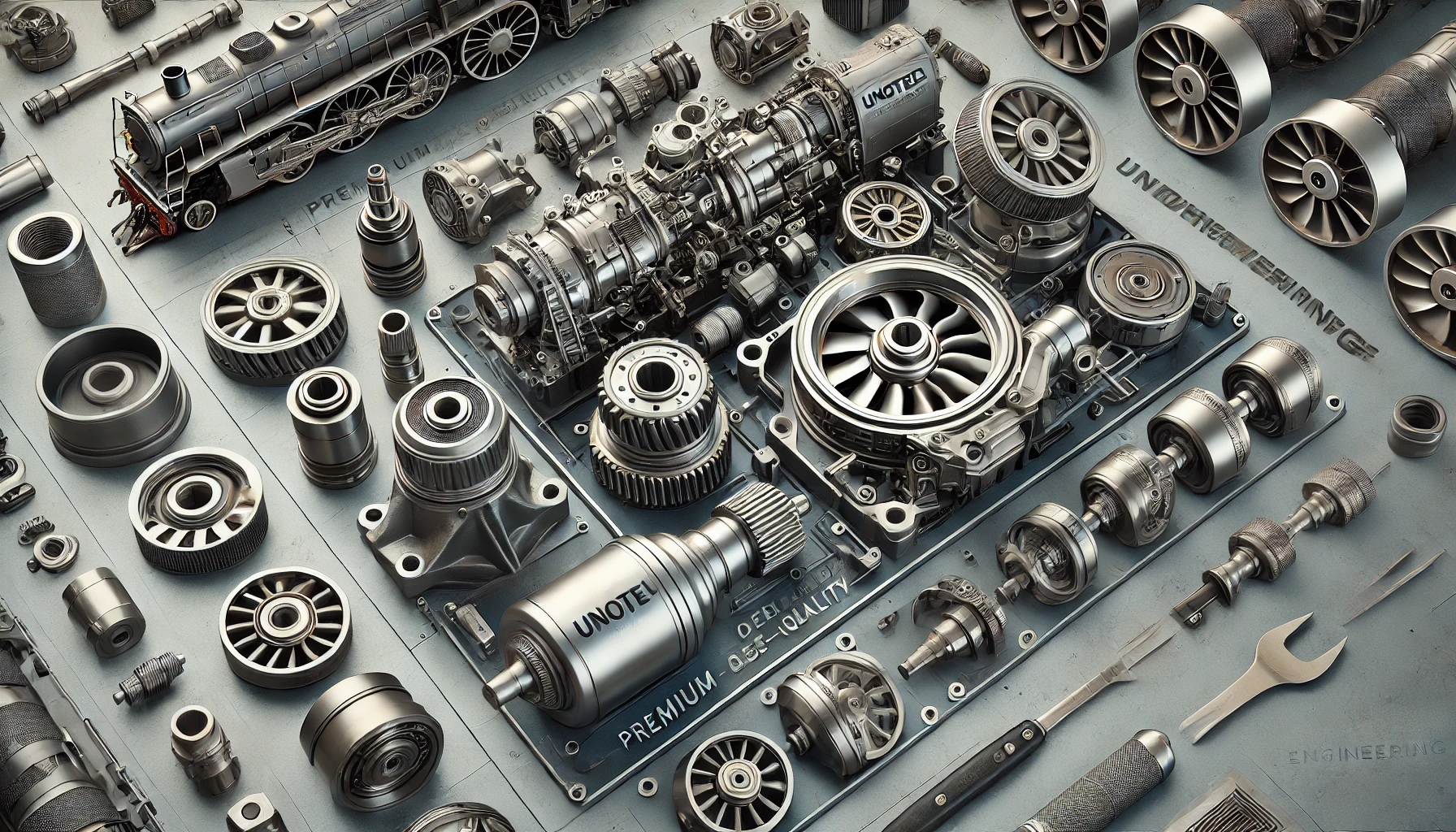 OEM-quality aftermarket locomotive components for Unotech Engineering